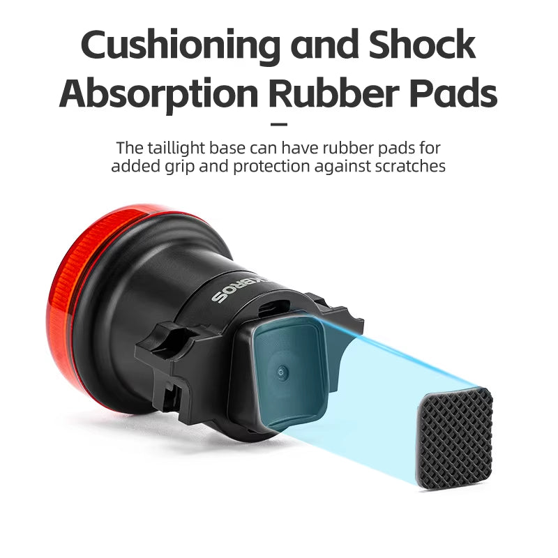 Smart Bike Tail Light Bicycle Rear Lights IPX6 Waterproof Bike Lights for Night Riding with Type C Rechargeable