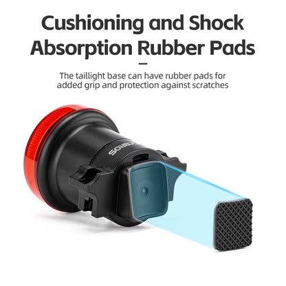 Smart Bike Tail Light Bicycle Rear Lights IPX6 Waterproof Bike Lights for Night Riding with Type C Rechargeable