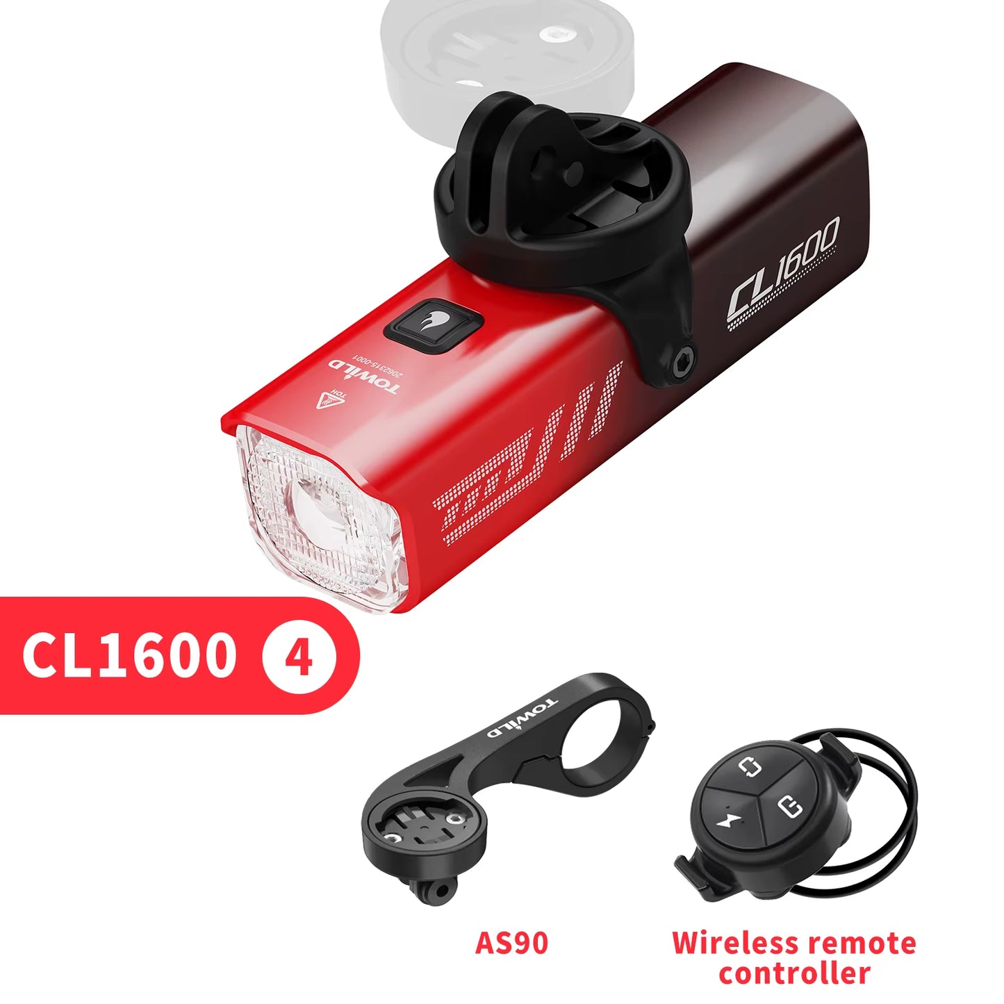 CL1600LM Bicycle Light 5000Mah Bike Light IPX6 Flashlight Aluminum Front Lamp Type-C Charging MTB Road Cycling Headlights