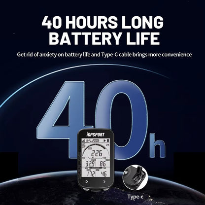 GPS Bike Computer  BSC100S Cycle Wireless Speedometer Bicycle Digital Stopwatch Cycling Odometer Cycling Computer