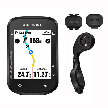 BSC200S GPS Route Navigation Bike Computer Colorful Screen Wireless Bicycle Speedometer Cycling Odometer Bluetooth Ant